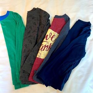 Cat & Jack bundle of 4 long sleeve t-shirts, size XS